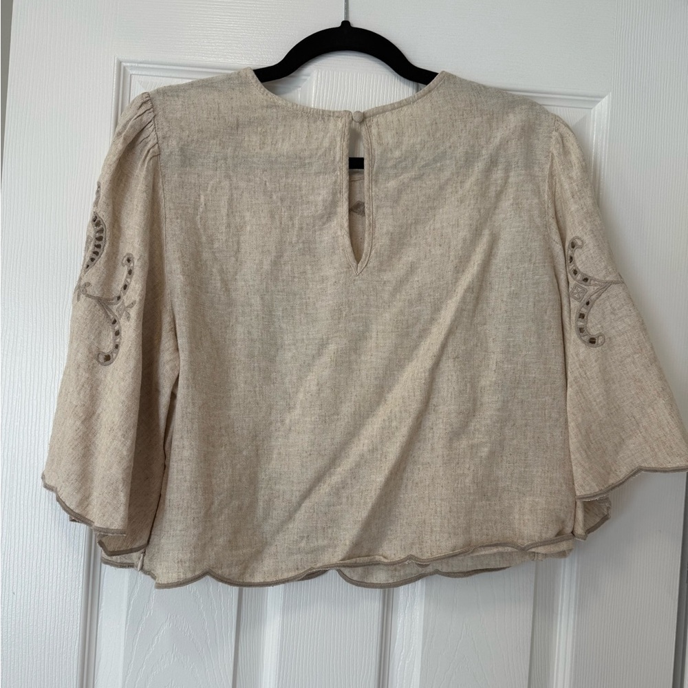 Abercrombie & Fitch angel sleeve top - Picture 3 of 4